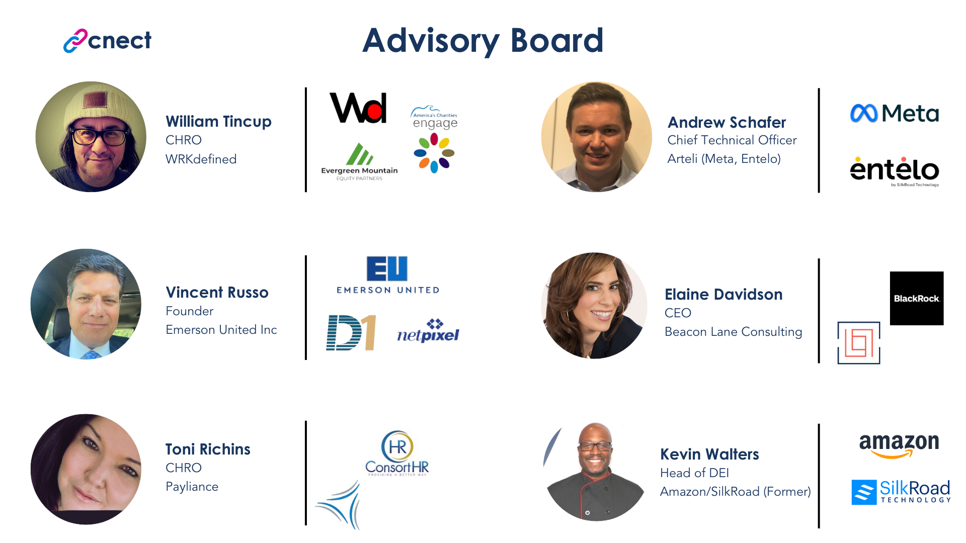 Meet Cnect’s Inaugural Advisory Board Members